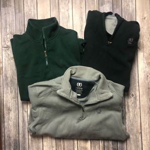 Izod half-zip sweatshirt bundle (3)